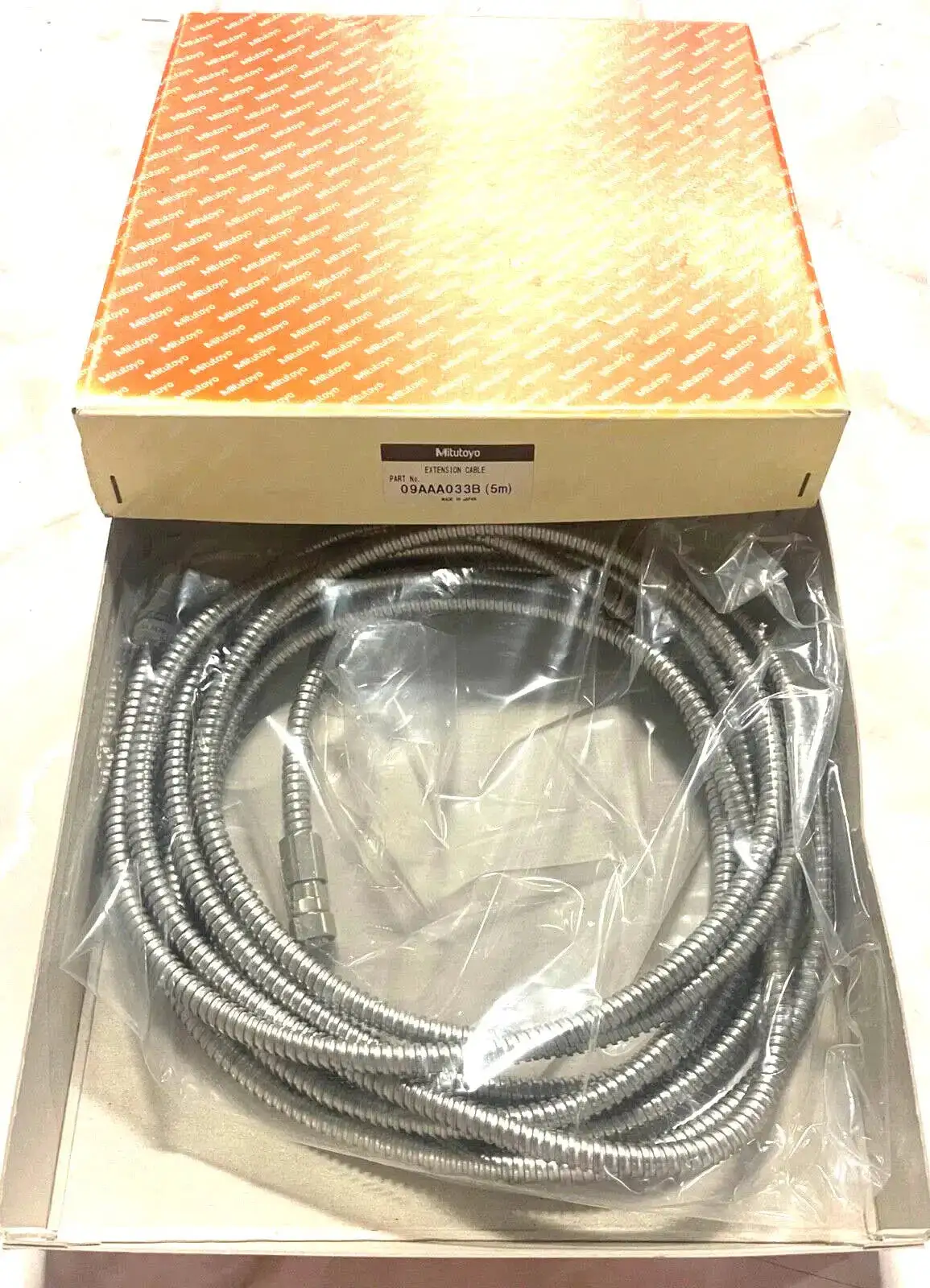 Mitutoyo 5mm Extension Cable For Digital Readout Packages 09AAA033B