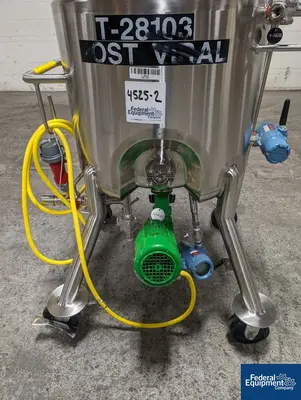 USED Feldmeier 100 Liter Feldmeier Reactor, 316L S/S, 60/125#