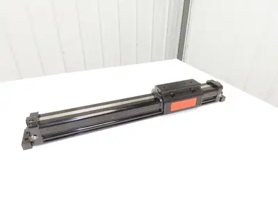 TOL-O-MATIC Rodless Pneumatic Band Cylinder 2" Bore 18.25" Stroke 100 PSI