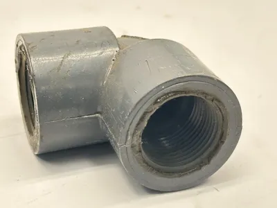 450733 | Nibco  1" PVC 90 Elbow FPT Schedule 80 CA07200 LOT OF 4 - Used