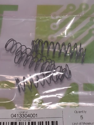 UNIVERSAL INSTRUMENTS 49130801 SPINDLE SPRING - LOT OF 5 - BRAND NEW