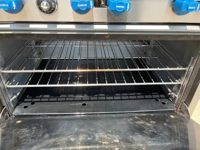 Used Comstock Castle Used Comstock-Castle 2F330 72" NG Range Cooktop w/ 12 Burners and 2 Ovens Commercial Ranges Illinois US | Falcon Restaurant Supply #1376040