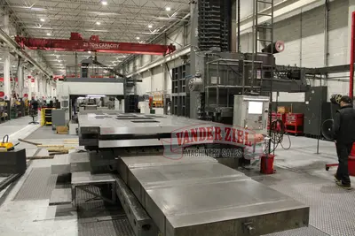 Giddings & Lewis 6' x 12' Boring Mill with 6" Spindle and Probing