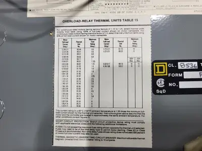 USED SQUARE D 8536SAO12S