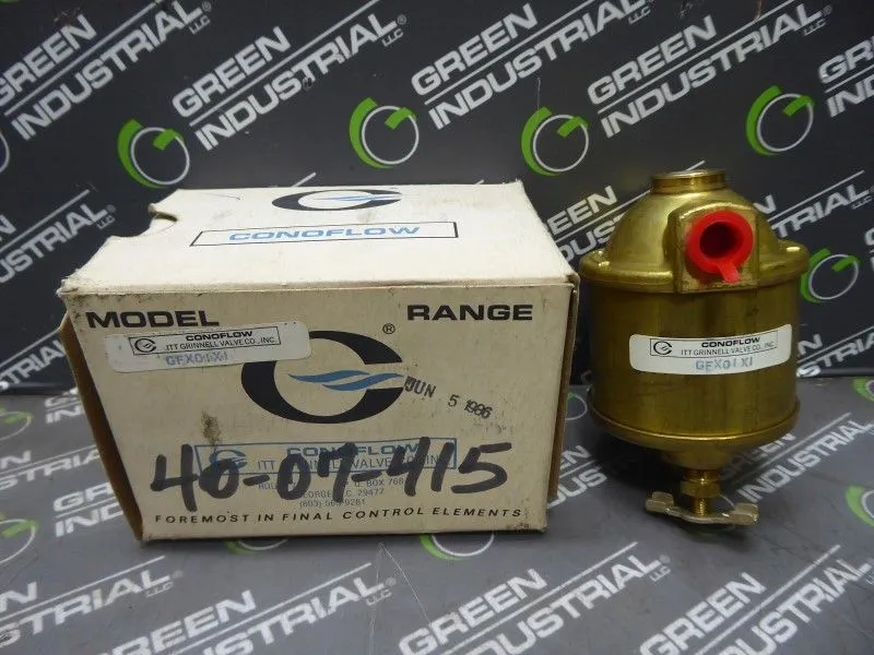 ITT Grinnell Valve Co. Conoflow GFX01X1 Valve New NIB