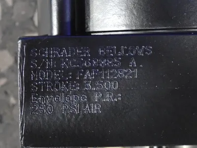 USED SCHRADER BELLOWS FAF112821
