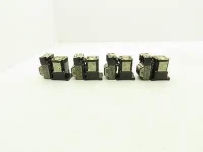 Fuji SJ-0G/UL Motor Starter W/Overload Relay 1PH 3HP 600VAC 120VAC Coil Lot Of 4