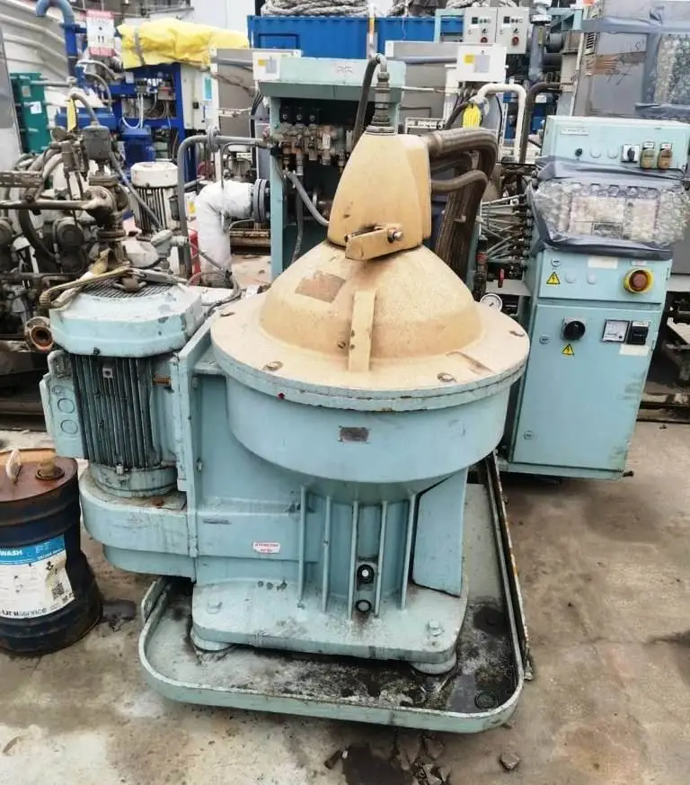 Alfa-Laval S-500 fuel/lube oil purifier, 316SS.