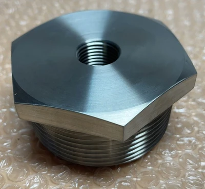 NEW NO BOX- Pipe Reducing Bushing 2-1/2”x1/2” Unbranded Stainless Steel Warranty