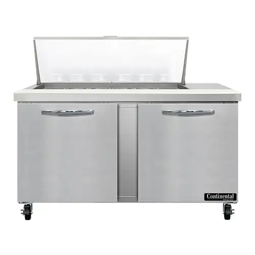 Continental SW60N18M 60" Sandwich/salad Prep Table W/ Refrigerated Base, 115v