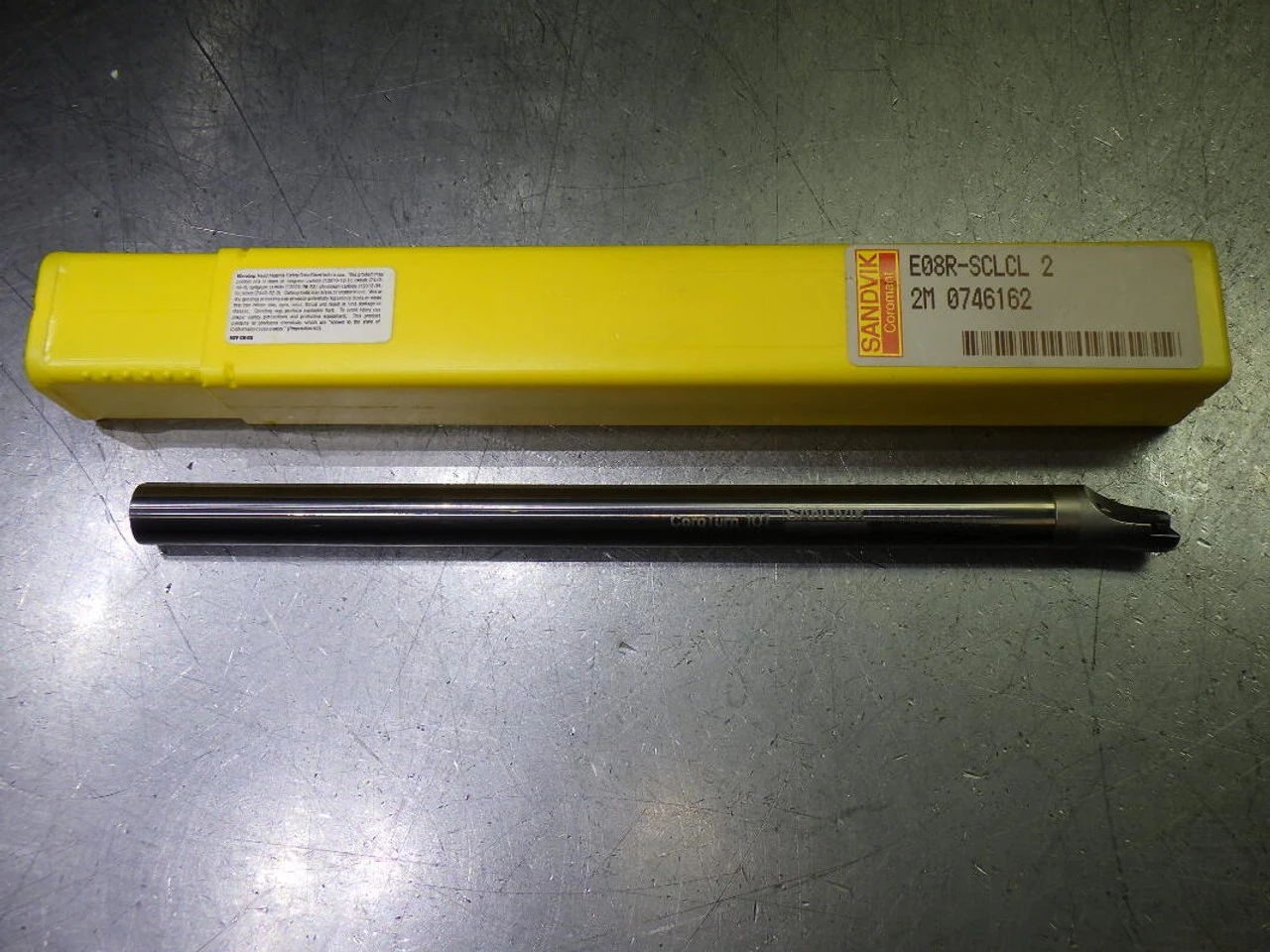 Sandvik .5984" Coolant Thru Carbide Boring Bar 1/2" Shank E08R-SCLCL 2 (LOC2233A)