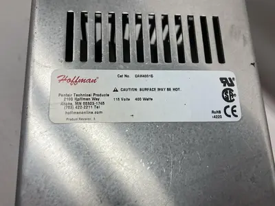 Used HOFFMAN DAH4001B HVAC Parts and Equipment Ohio US | Surplus Asset Holdings #1364121
