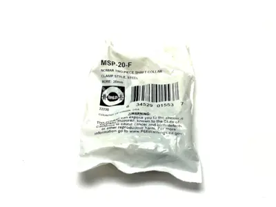 MSP-20-F | Ruland  Two-Piece Shaft Collar LOT OF 2 - New