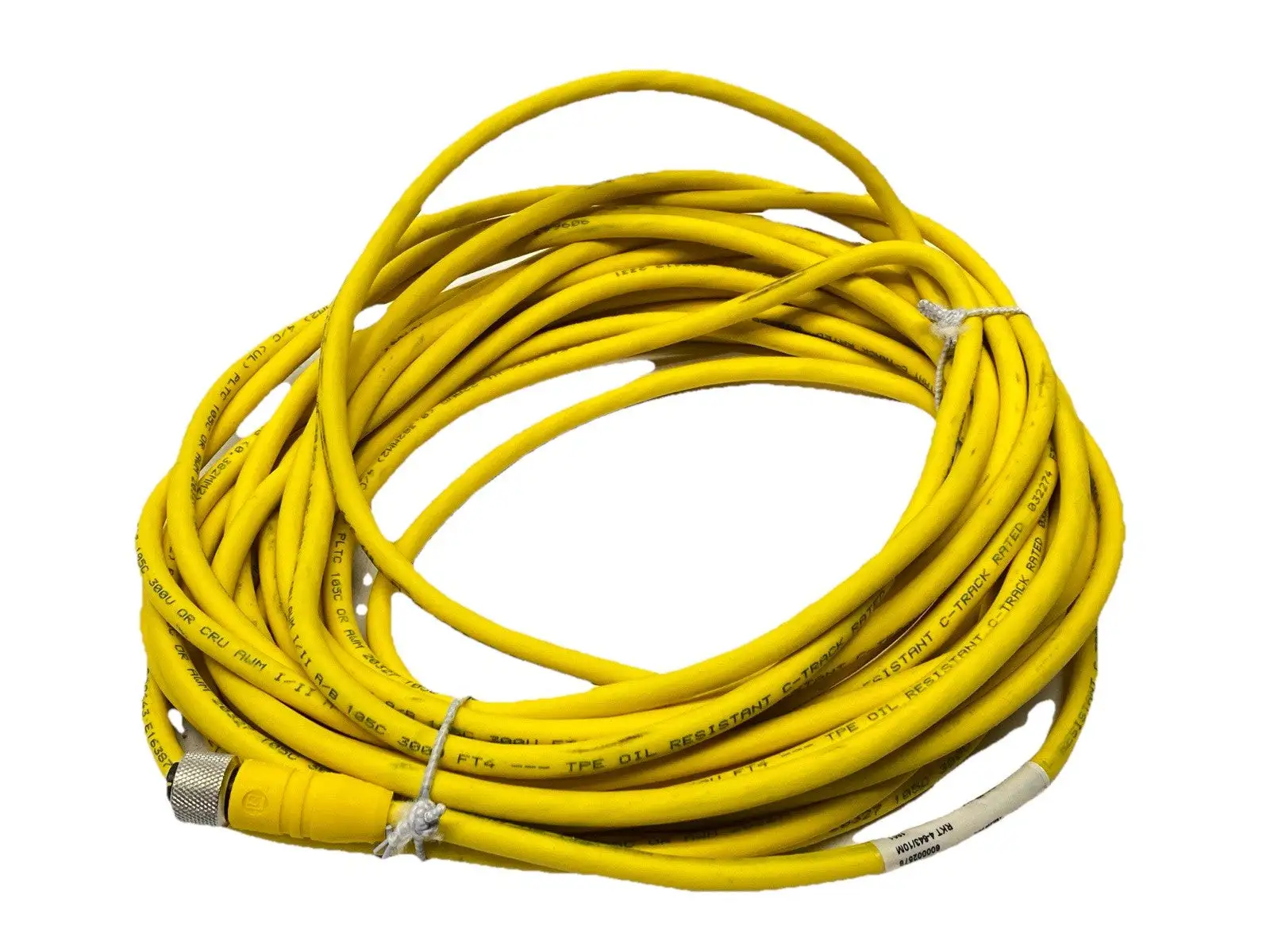 USED LUMBERG ACTUATOR SENSOR CABLE F M12 4-PIN 10M 600002578