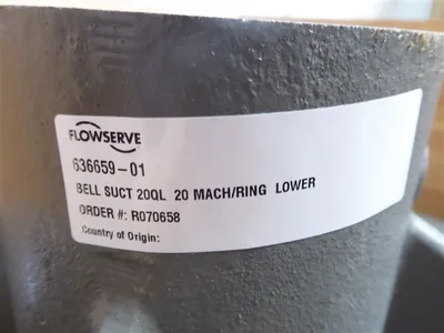 Flowserve 636659-01 Lower Suction Bell for Worthington 20QL20C Pump Surplus