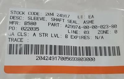 NEW FLOWSERVE A29974-00-00