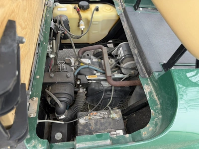 (1) 2014 E-Z-Go golf cart with a Kawasaki gas engine, does not include Club canopy, ball carrier, fo...