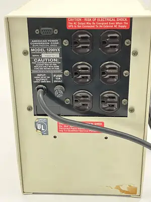Used APC 1200VX Uninterruptible Power Supply 120V 1000W Miscellaneous MRO Michigan US | Maverick Industrial Sales #1398691
