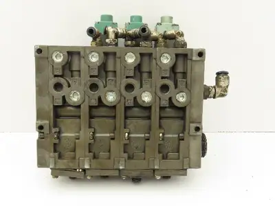 Numatics 081SS500M000061 Pneumatic Flexiblok Manifold 3/2 Position Spool Valve