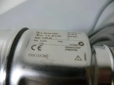 USED ENDRESS HAUSER PRESSURE TRANSMITTER CERABAR M PMC51 - 32L20/0