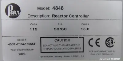 Parr 4561 Mini Reactor System 300mL 350°C 3000 PSI Used Laboratory Reactor