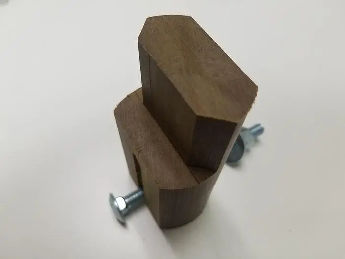 Pistorius Phenolic Scrap Support, Chamfer Back, with new hardware included