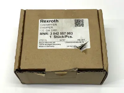 USED BOSCH REXROTH DAMPER UNIT, PNEUMATIC, CS: DA 2/60
