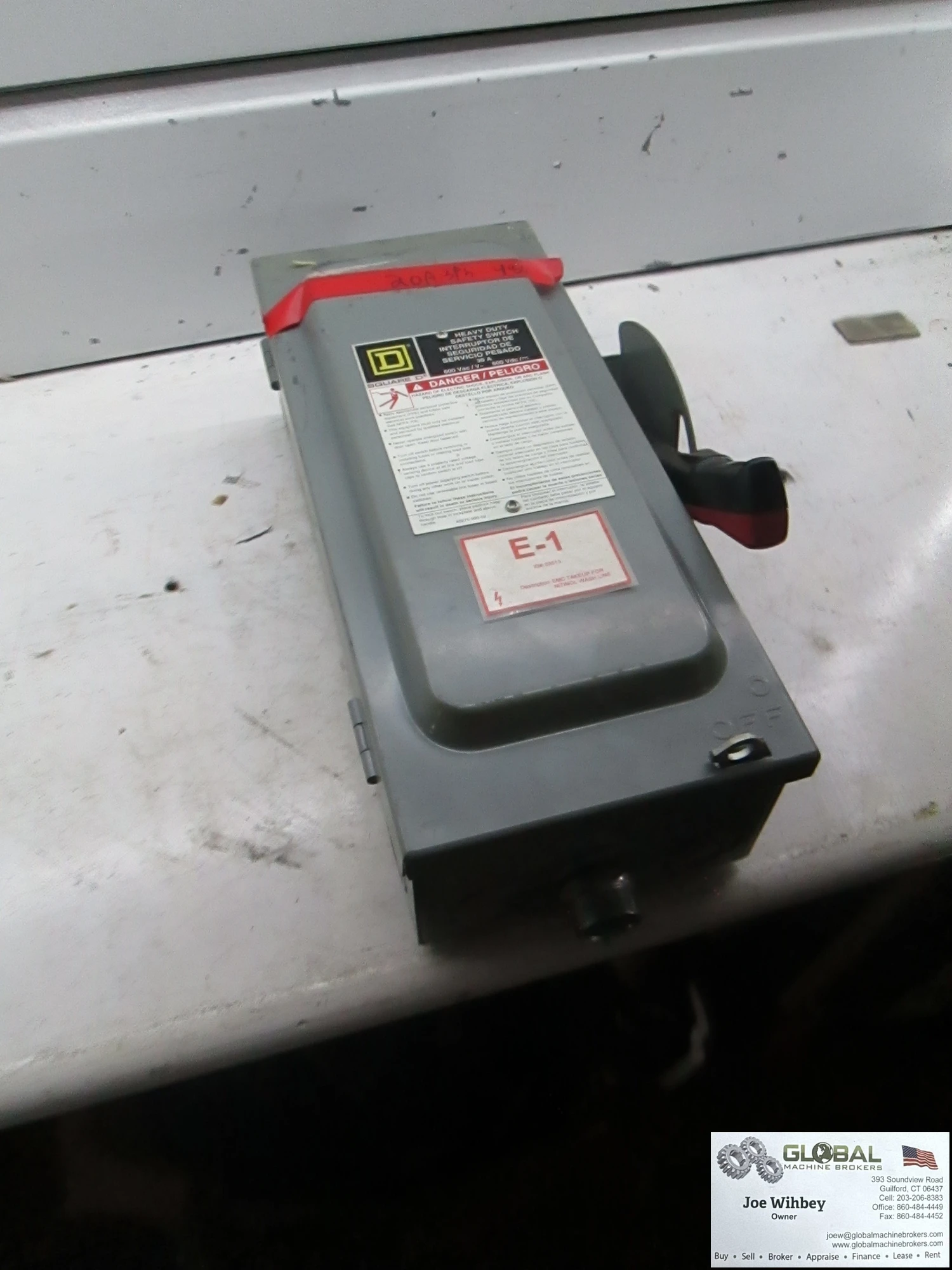 Square D H361 Heavy Duty Fusible Safety Switch 600V AC, 20A