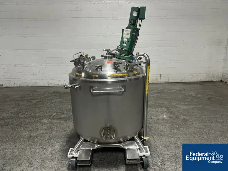 Used Precision 600 Liter Precision Stainless Reactor, 316L S/S, 45/100# Reactors Ohio US | Federal Equipment Company #127305