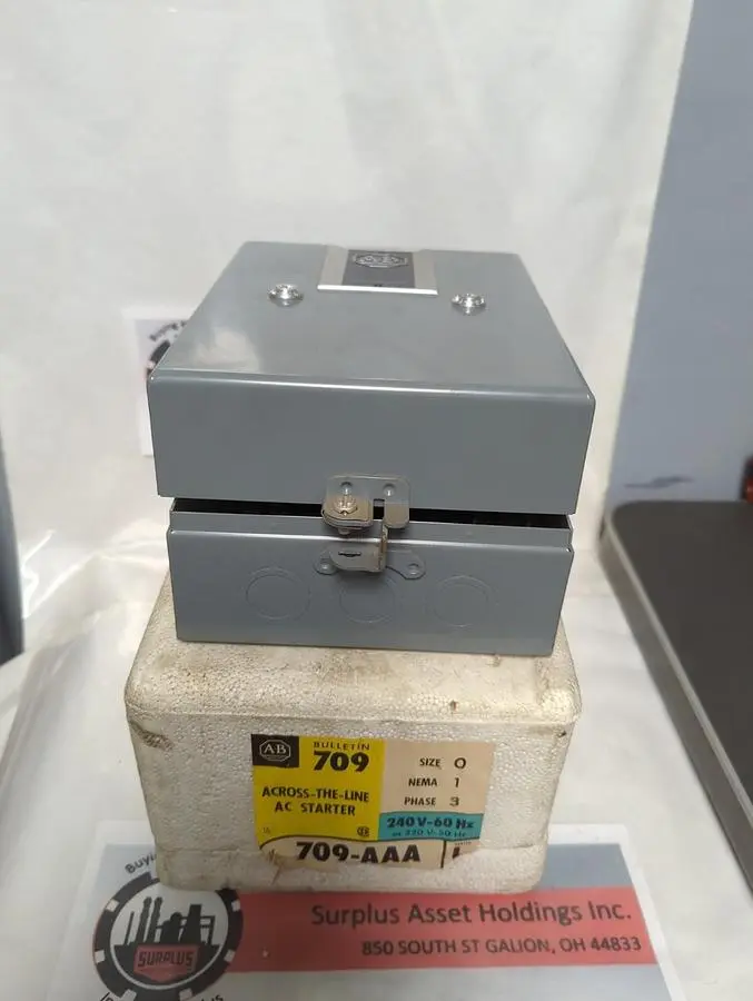 New | in-Stock ALLEN-BRADLEY 709-AAA Industrial Controls Ohio US | Surplus Asset Holdings #1542682