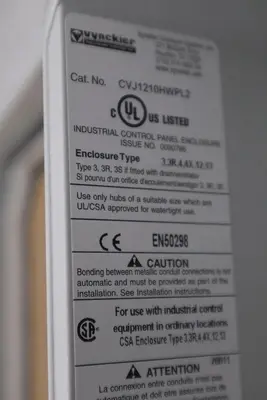 Wiegmann CVJ1210HWPL2 Enclossure Junction Box - STOCK 5605CC