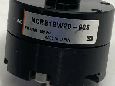 NCRB1BW20-90S | SMC  Side Ported Rotary Actuator 90 Degree - Used