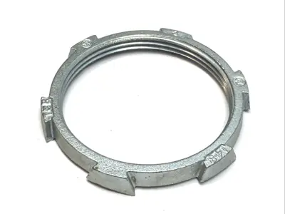 USED THOMAS & BETTS CONDUIT LOCKNUT 3" MALLEABLE IRON RIGID IMC BOX OF 10