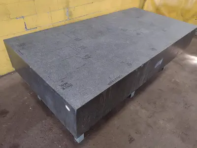 8' X 4' X 14" CHALLENGE PRECISION LAYOUT INSPECTION GRANITE TABLE: STOCK #23804