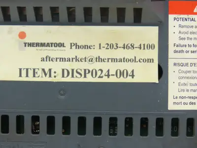 Thermatool DISP024-004 Control Panel PLC for Pro-Face HDMI LCD Screen