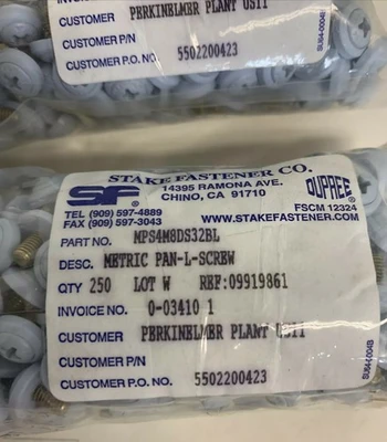 NEW Stake Fastener MPS4M8DS32BL