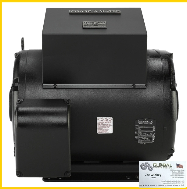 Phase-A-Matic RH-50 460V 50HP Rotary Converter- NEW