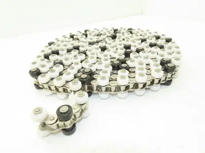 Tsubaki RS50 Chain Lambda Stainless Outboard Rollers 35.5' Long 50 Size