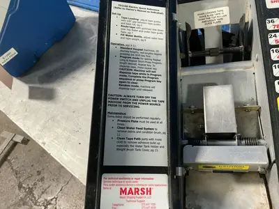 Used MARSH TDE110 Miscellaneous Packaging Equipment Ohio US | HGR 24 #1293784