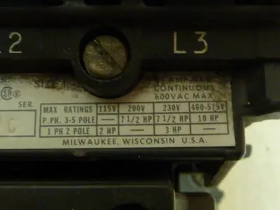 USED ALLEN BRADLEY 505-BOD SER C