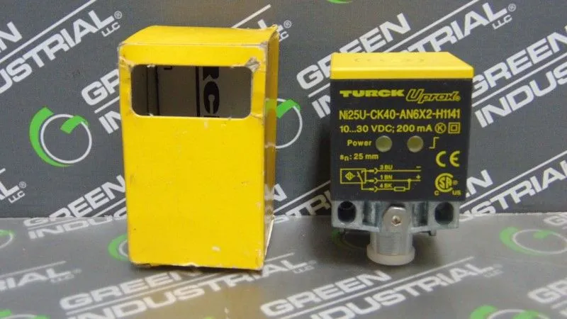 Turck Ni25U-CK40-AN6X2-H1141 Proximity Sensor New NIB