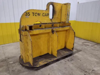 35 TON X 48" OVERHEAD CRANE CO C-HOOK COIL LIFT ATTACHMENT: STOCK #23456