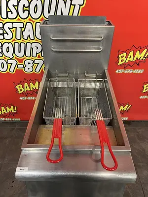 SOLID STATE 40 LB COMMERCIAL GAS DEEP FRYER