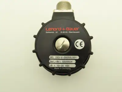 Lenord + Bauer GEL 293-V-00050L001 Incremental Rotary Encoder 10-35vdc 50ppr