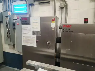 Used FMC JBT CONTINUOUS ROTARY PRESSURE STERILIZER Sterilizers Ohio US | Regal Equipment Inc #219093