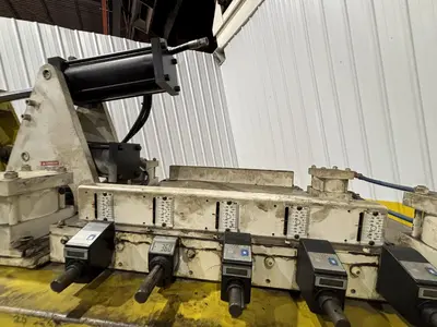 15,000 LBS X 18" X 0.310" COE PRESS EQUIPMENT FEED LINE, COIL REEL & CAR WITH STRAIGHTENER: STOCK #23438