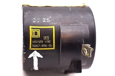 USED SQUARE D 51017-056-51 COIL 115/120 VDC 5101705651