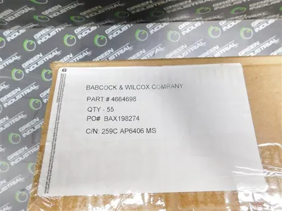 Box of 55 Babcock and Wilcox Company 4664698 Hex Headed Bolts 259C AP6406 MS New