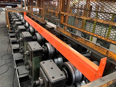USED POLYPAL ROLLFORMING LINE FOR PALLET RACKS (2)