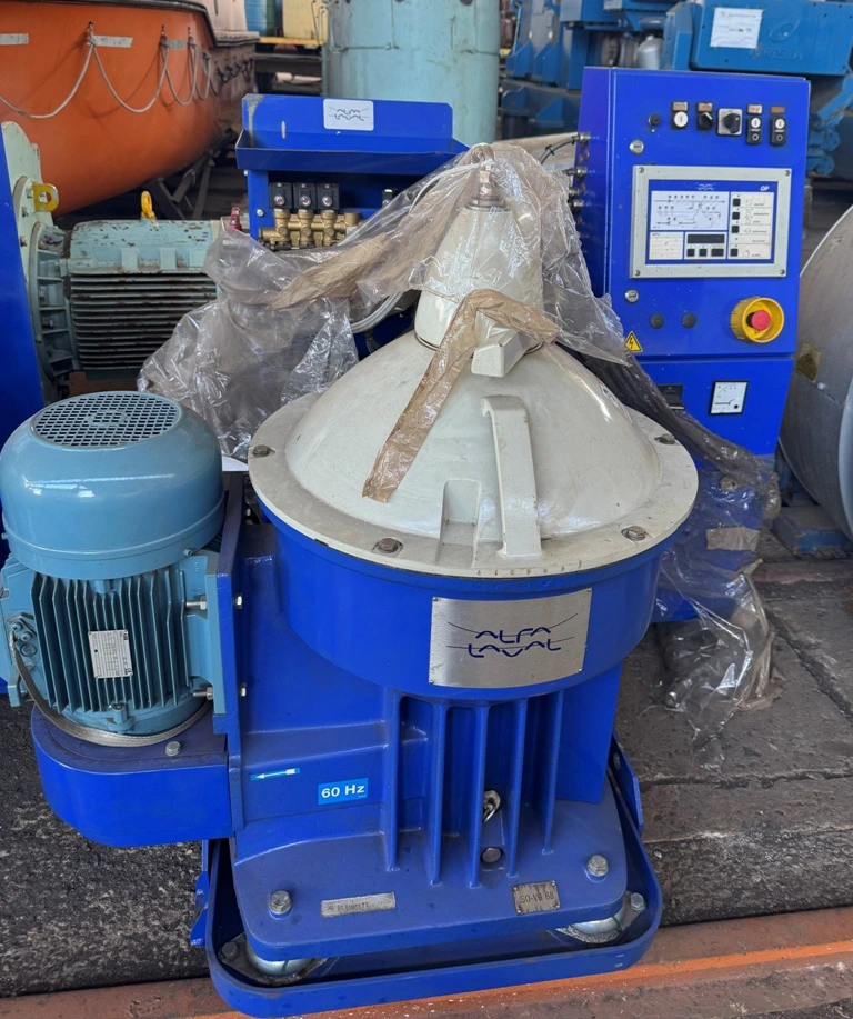 (8) Alfa-Laval S-841 fuel/lube oil purifiers, 316SS.